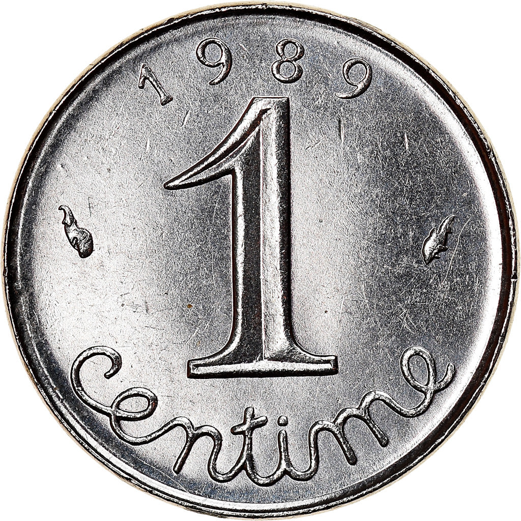 Monnaie, France, Épi, Centime, 1989, Paris, SPL, Stainless Steel, Gadoury:91