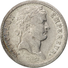 FRANCE, Napoléon I, 1/2 Franc, 1808, Paris, KM #680.1, EF(40-45), Silver, Gadour