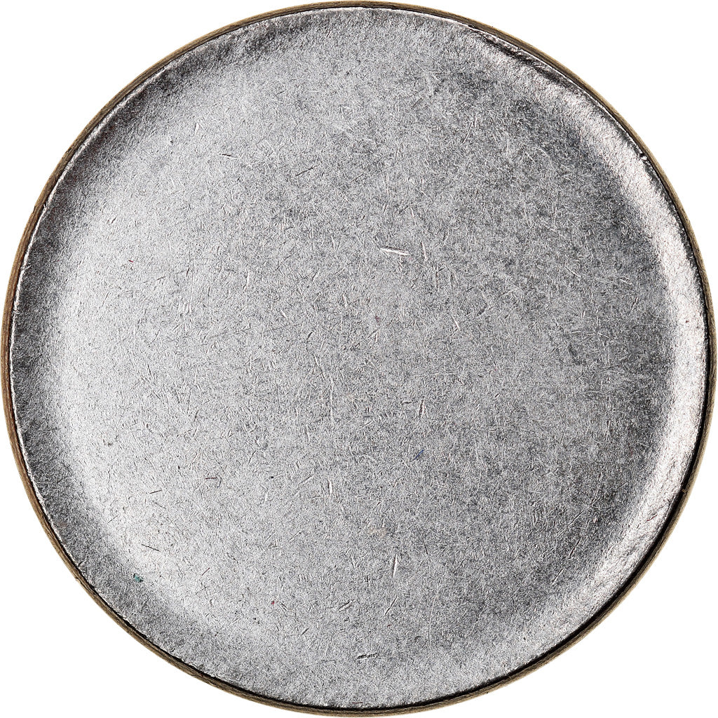 Moeda, Brasil, 50 Centavos, ND 1975 - 1979, blank planchet, AU(55-58), Aço