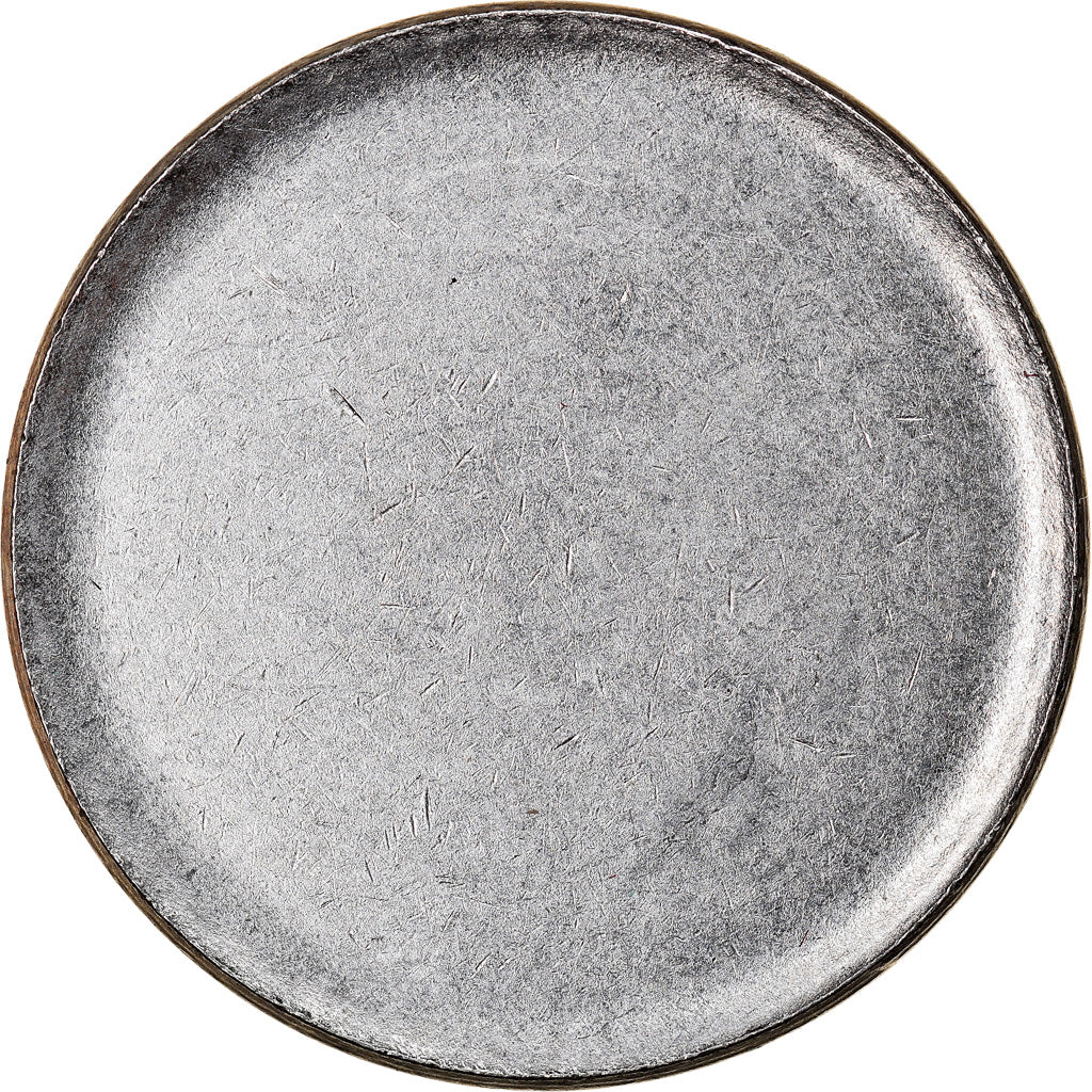 Moeda, Brasil, 50 Centavos, ND 1975 - 1979, blank planchet, AU(55-58), Aço