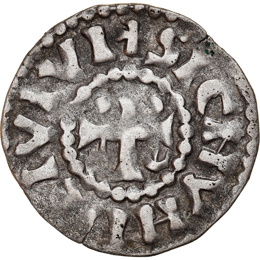 Coin, France, Herbert I, Denier, ND (1015-1246), Le Mans, Immobilized type