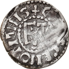 Moneta, Francia, Herbert I, Denier, ND (1015-1246), Le Mans, Immobilized type