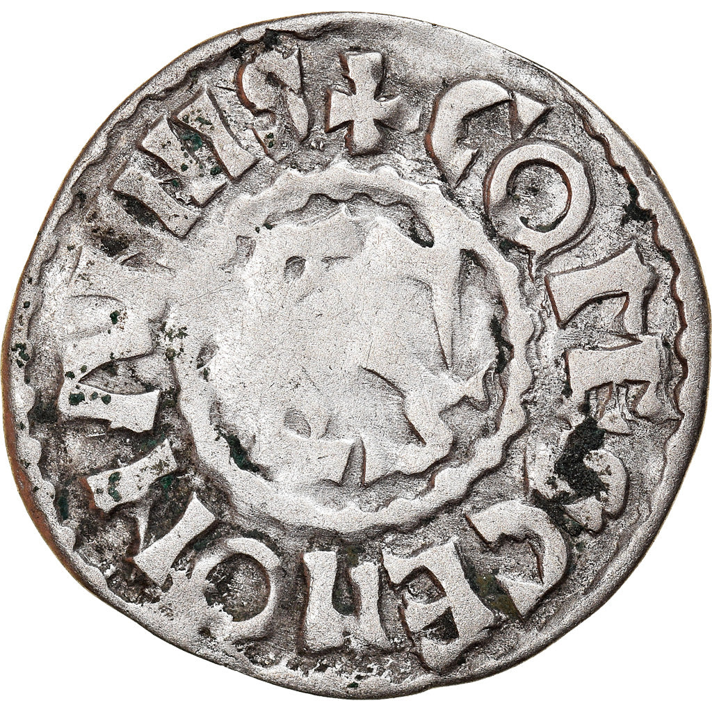 Moneta, Francja, Herbert I, Denier, ND (1015-1246), Le Mans, Wersja