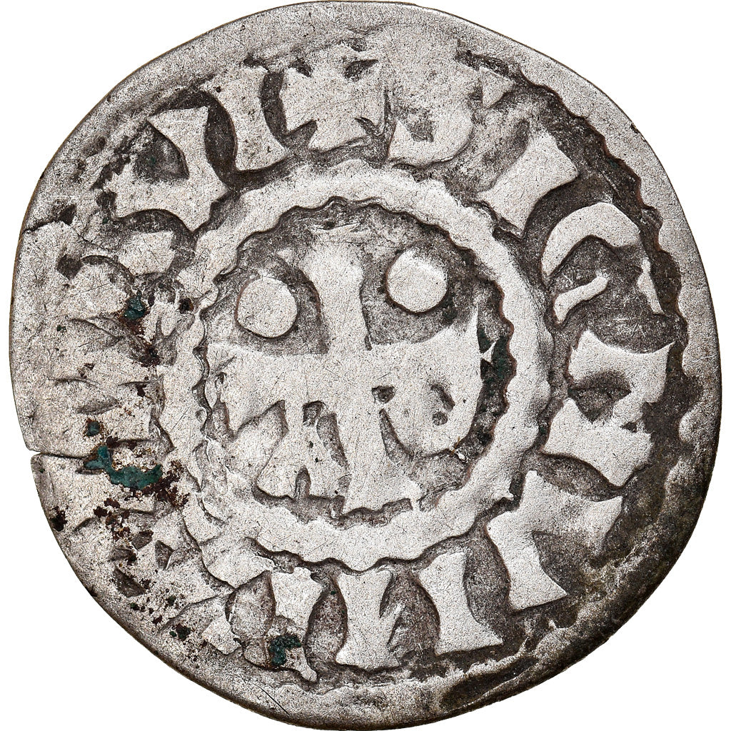 Münze, Frankreich, Herbert I, Denier, ND (1015-1246), Le Mans, Immobilized