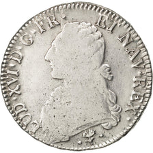 FRANCE, Écu aux branches d'olivier, ECU, 1784, Bayonne, KM #564.9, VF(20-25), ..