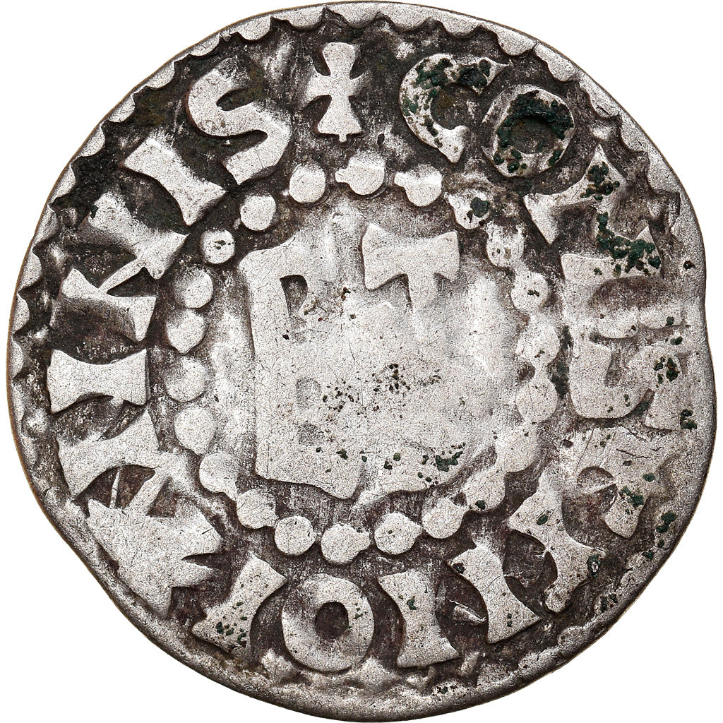 Moeda, França, Herbert I, Denier, ND (1015-1246), Le Mans, Tipo imobilizado