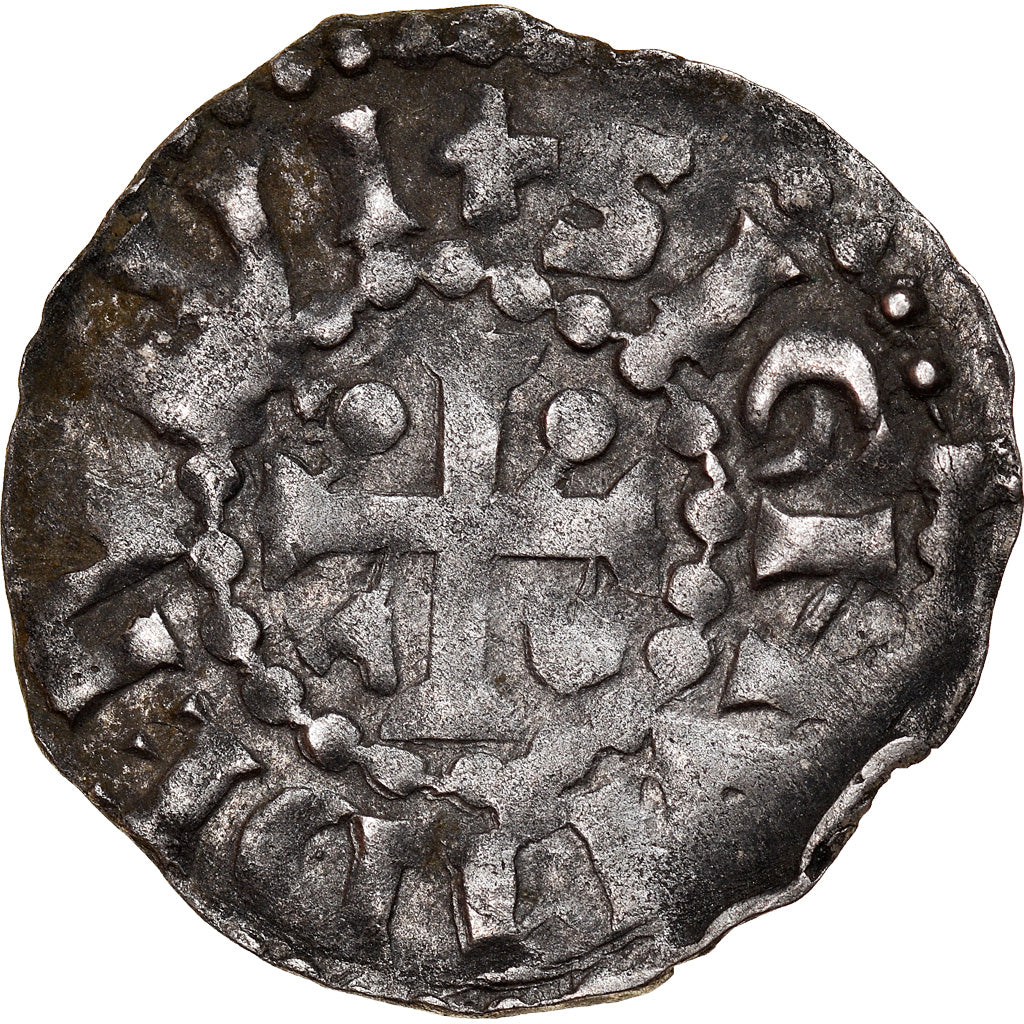 Münze, Frankreich, Herbert I, Denier, ND (1015-1246), Le Mans, Immobilized