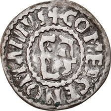 Moneta, Francia, Herbert I, Denier, ND (1015-1246), Le Mans, Immobilized type