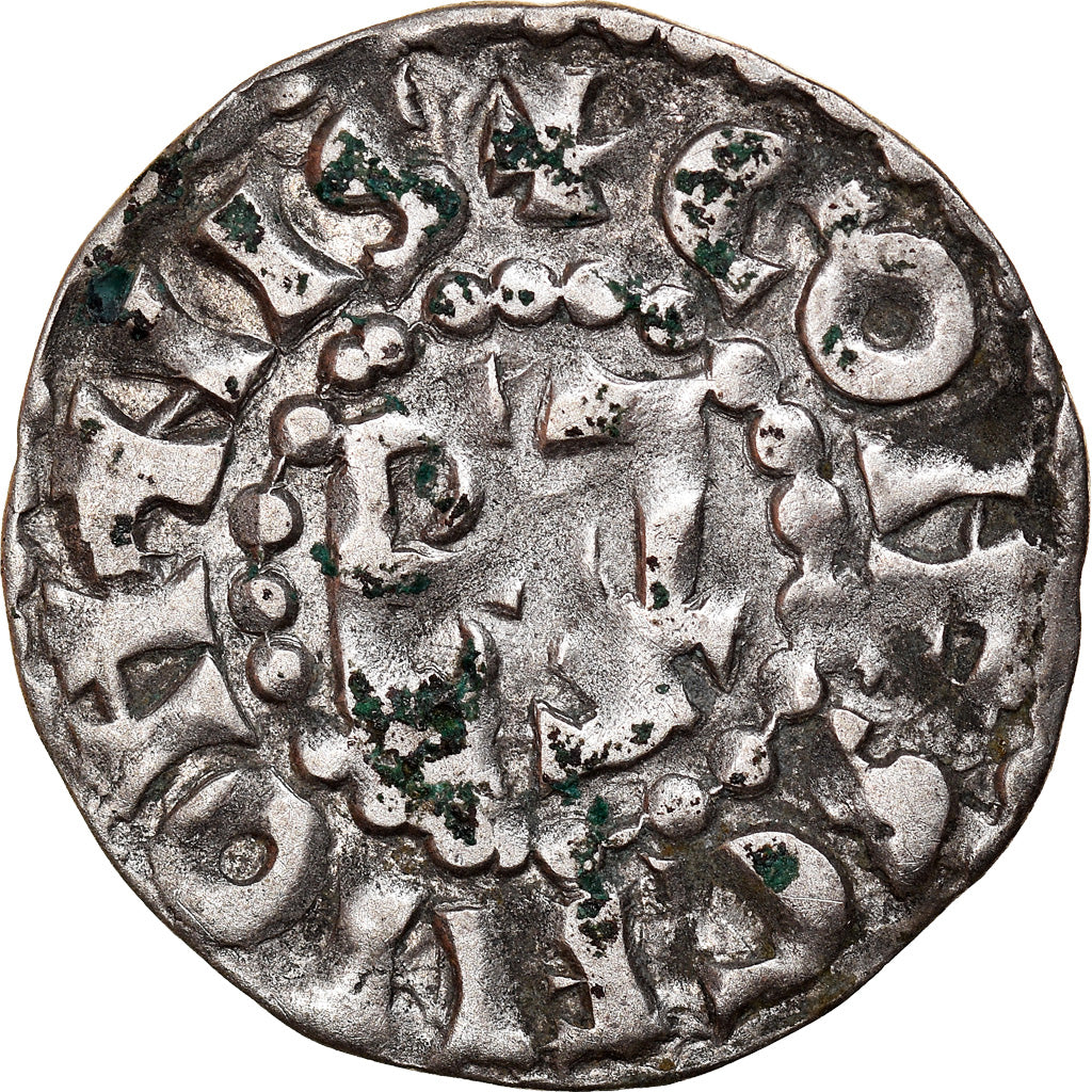 Moneta, Francja, Herbert I, Denier, ND (1015-1246), Le Mans, Wersja