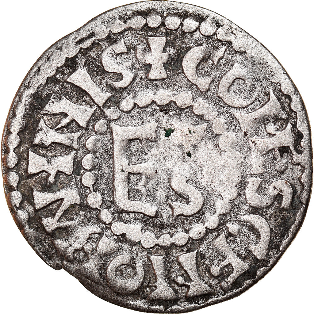 Moneda, Francia, Herbert I, Denier, ND (1015-1246), Le Mans, Immobilized type
