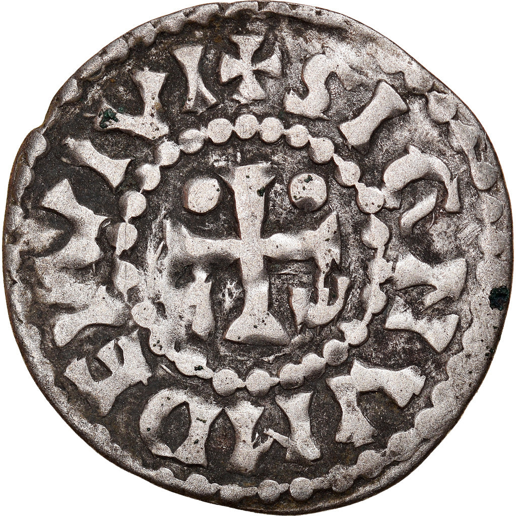 Münze, Frankreich, Herbert I, Denier, ND (1015-1246), Le Mans, Immobilized