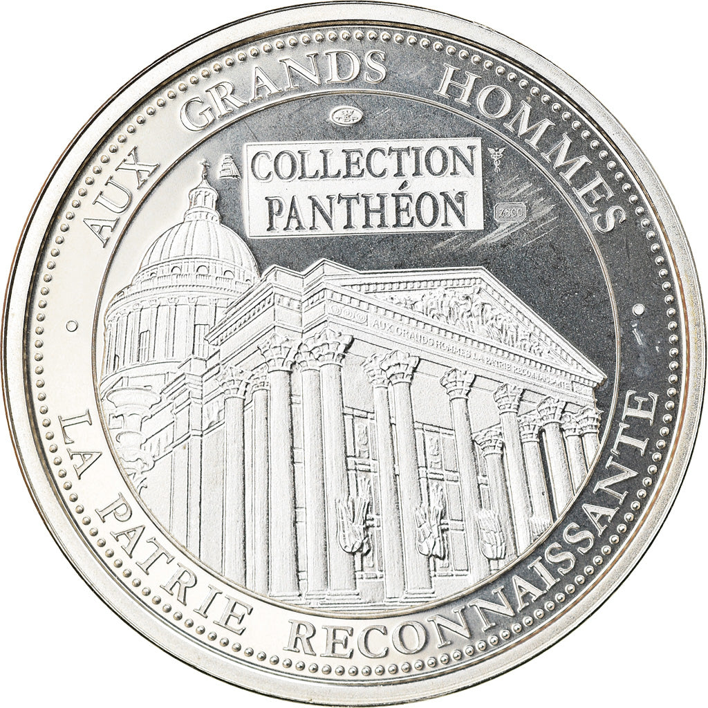 France, Medal, Collection Panthéon, Louis Braille, MS(65-70), Silver