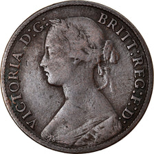 Moneta, Gran Bretagna, Victoria, Farthing, 1865, MB, Bronzo, KM:747.2