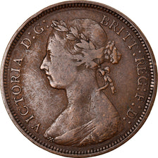 Münze, Großbritannien, Victoria, 1/2 Penny, 1888, S+, Bronze, KM:754
