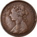 Münze, Großbritannien, Victoria, 1/2 Penny, 1888, S+, Bronze, KM:754