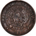 Münze, Argentinien, 2 Centavos, 1892, SS, Bronze, KM:33