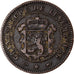 Moneta, Lussemburgo, William III, 5 Centimes, 1855, Paris, MB+, Bronzo, KM:22.2