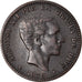 Münze, Spanien, Alfonso XII, 10 Centimos, 1879, Barcelona, SS, Bronze, KM:675