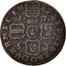Monnaie, LIEGE, John Theodore, Liard, 1751, Liege, TB, Cuivre, KM:155