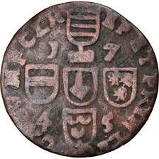 Monnaie, LIEGE, John Theodore, Liard, 1745, Liege, TB, Cuivre, KM:150
