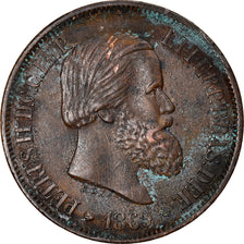 Coin, Brazil, Pedro II, 20 Reis, 1869, EF(40-45), Bronze, KM:474