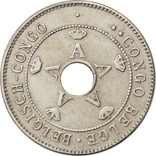 BELGIAN CONGO, 10 Centimes, 1911, Heaton, KM #18, EF(40-45), Copper-Nickel, 3.94