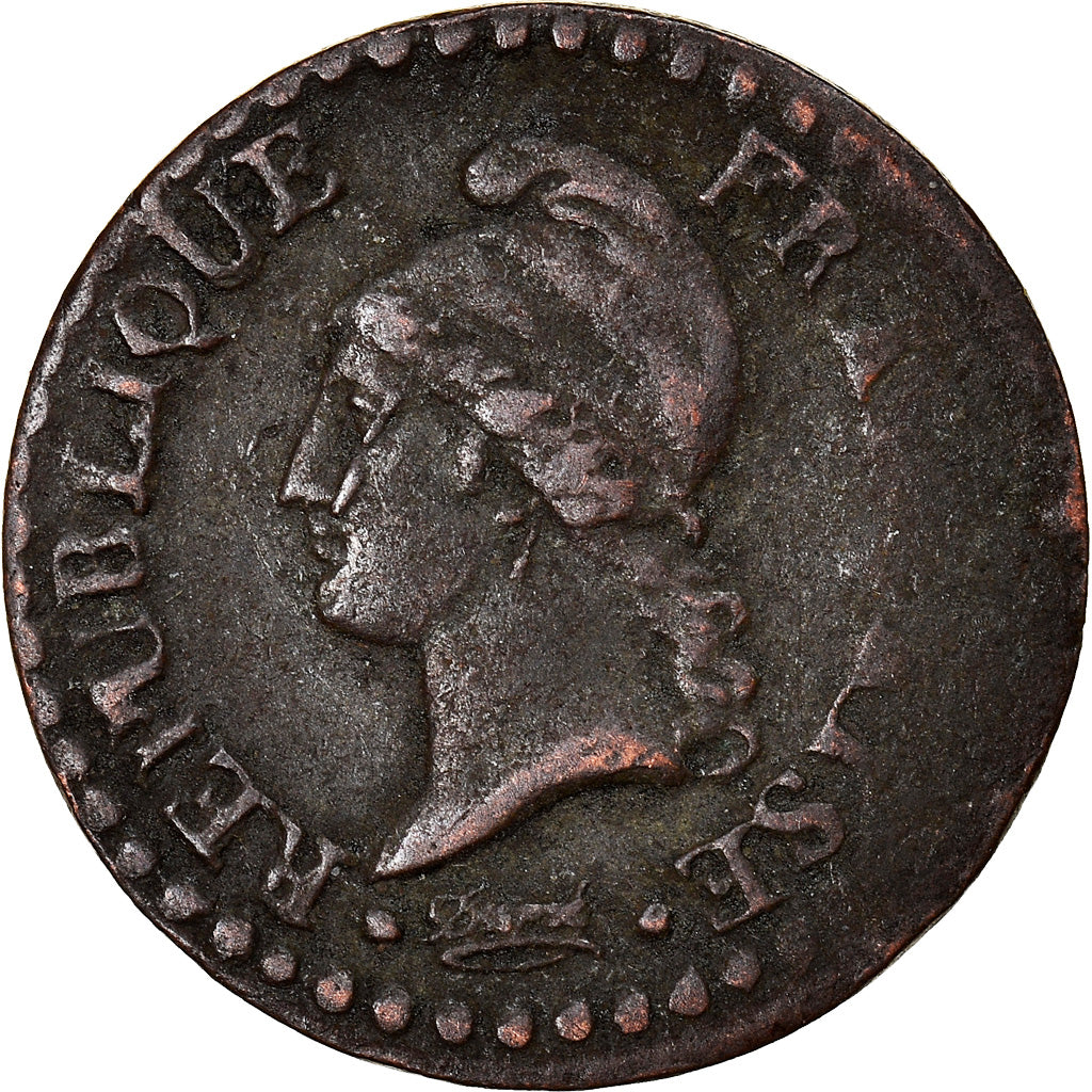 Monnaie, France, Dupré, Centime, AN 7, Paris, TB, Bronze, Gadoury:76, KM:646