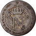 Moneda, Francia, Napoléon I, 10 Centimes, 1810, Rouen, BC+, Vellón, KM:676.2