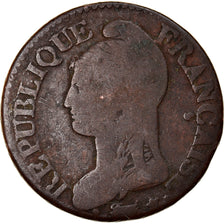 Münze, Frankreich, Dupré, 5 Centimes, AN 5, Paris, S, Bronze, KM:640.1
