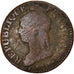 Coin, France, Dupré, 5 Centimes, AN 7, Paris, VF(20-25), Bronze, KM:640.1