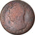 Moeda, França, Dupré, 5 Centimes, AN 8, Strasbourg, F(12-15), Bronze
