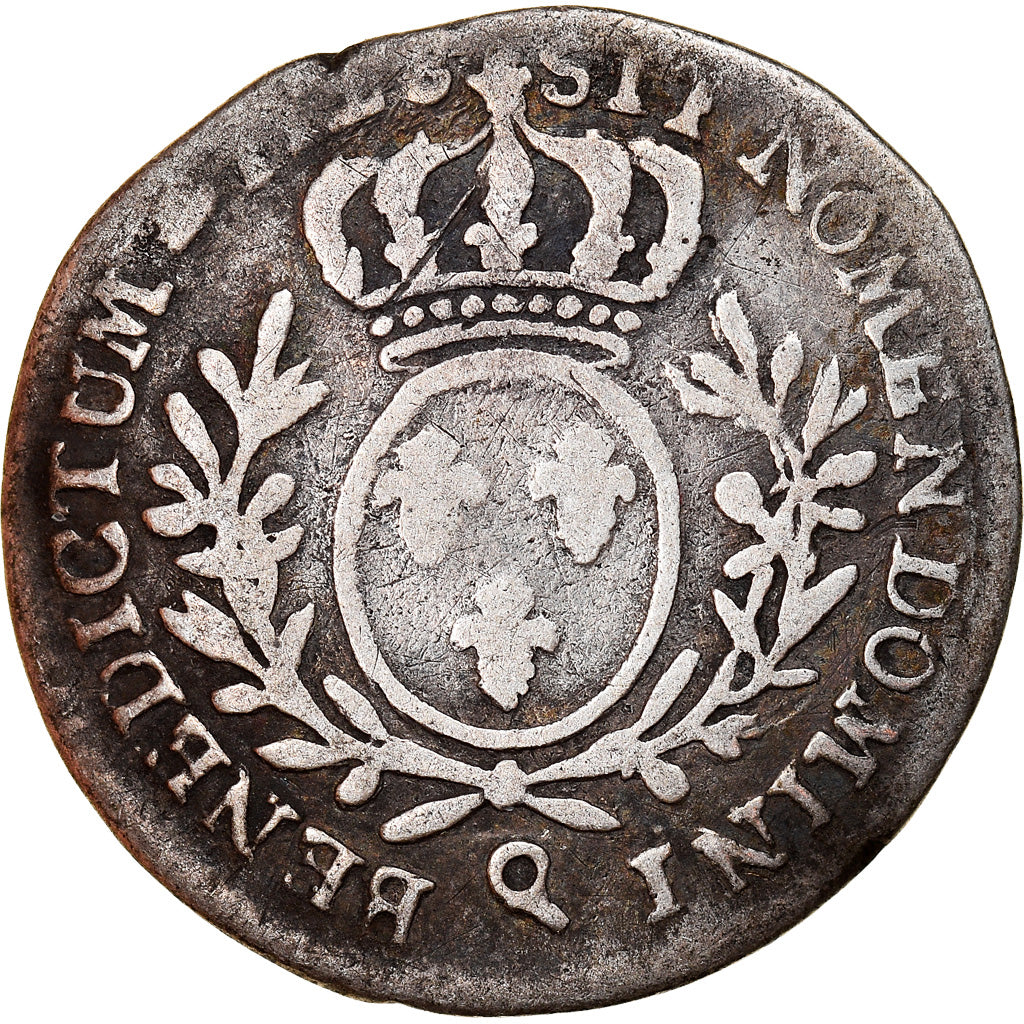 Münze, Frankreich, Louis XV, 1/10 Écu aux branches d'olivier, 12 Sols, 1/10