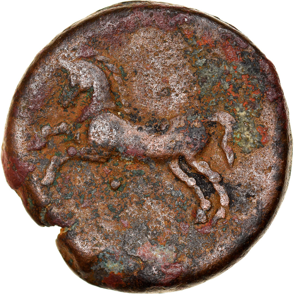 Münze, Numidia (Kingdom of), Massinissa or Micipsa, Bronze Æ, 2nd century BC