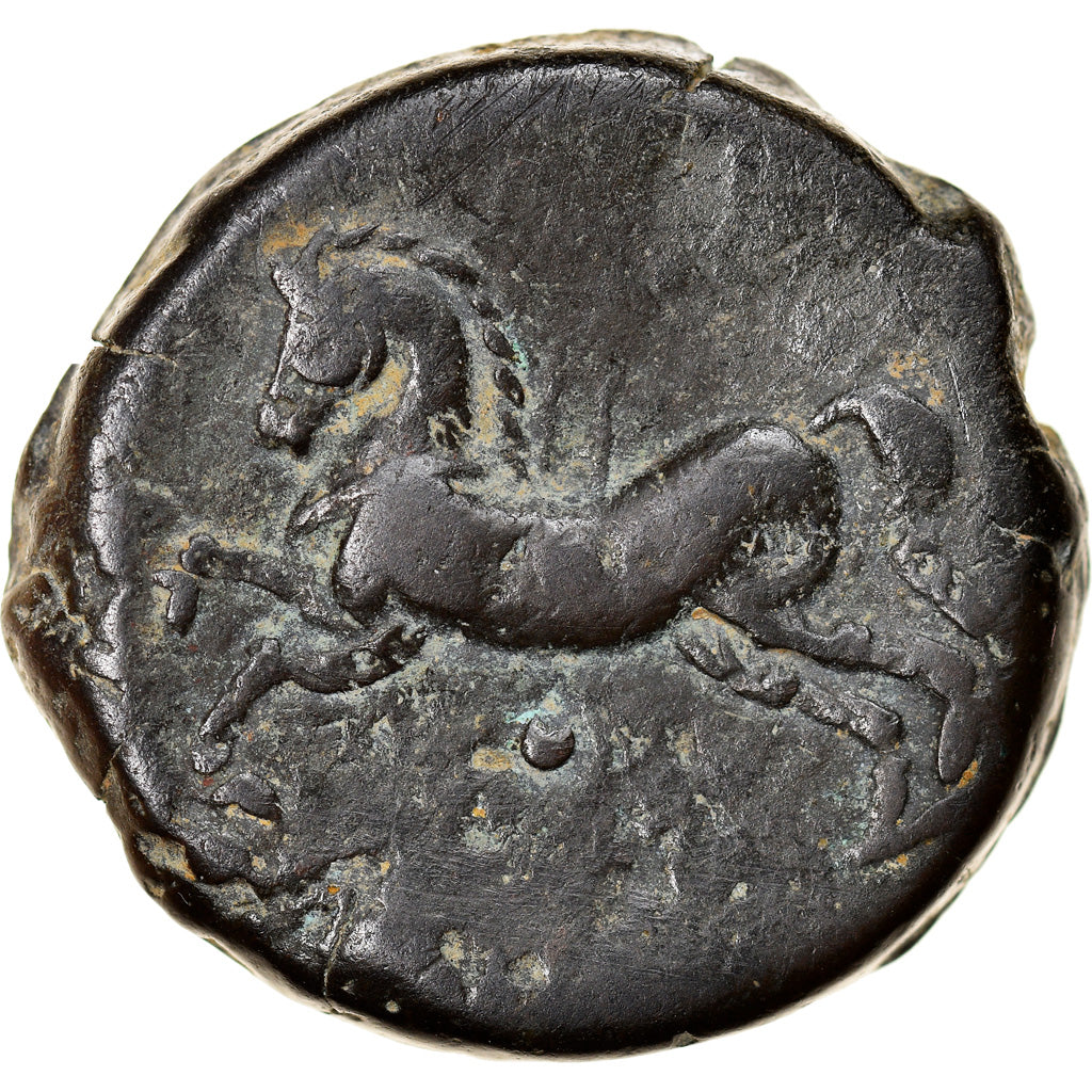 Moneda, Numidia (Kingdom of), Massinissa or Micipsa, Bronze Æ, 2nd century BC