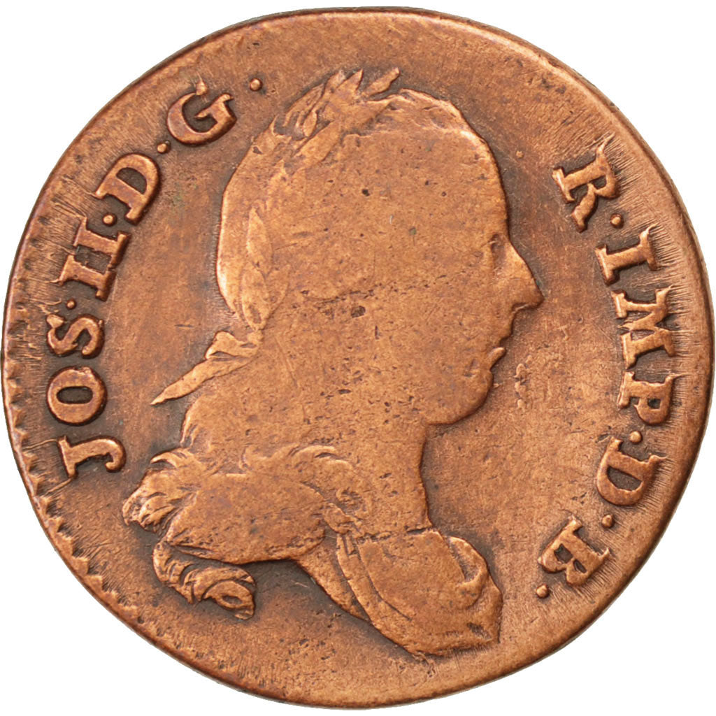 Coin, AUSTRIAN NETHERLANDS, Joseph II, Liard, Oord, 1789, Brussels, VF(20-25)