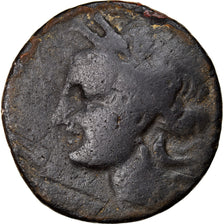 Moneta, Carthage, Zeugitane, Trishekel, 4th century BC, Carthage, B+, Bronzo