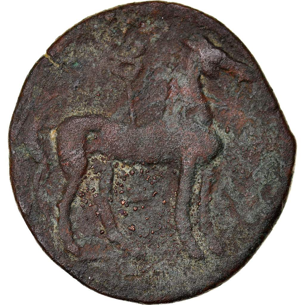Münze, Carthage, Tanit, Bronze Unit, S, Bronze