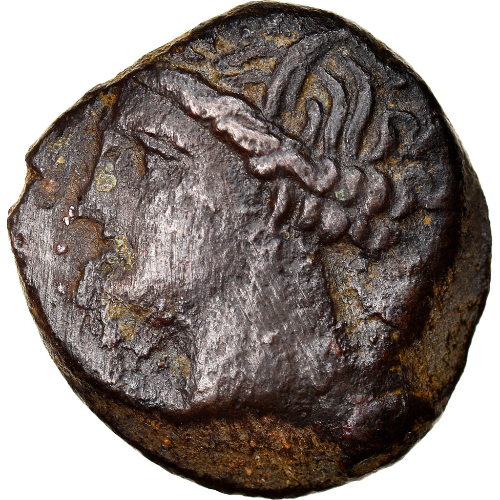 Moneta, Kartagina, Tanit, Bronze Unit, EF(40-45), Bronze