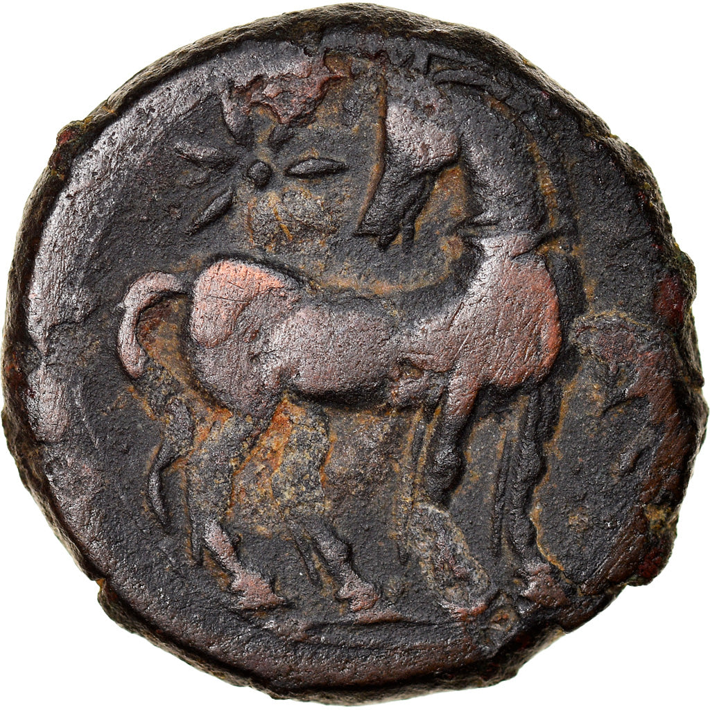 Moneta, Tanit, Shekel, Carthage, VF(30-35), Bronze