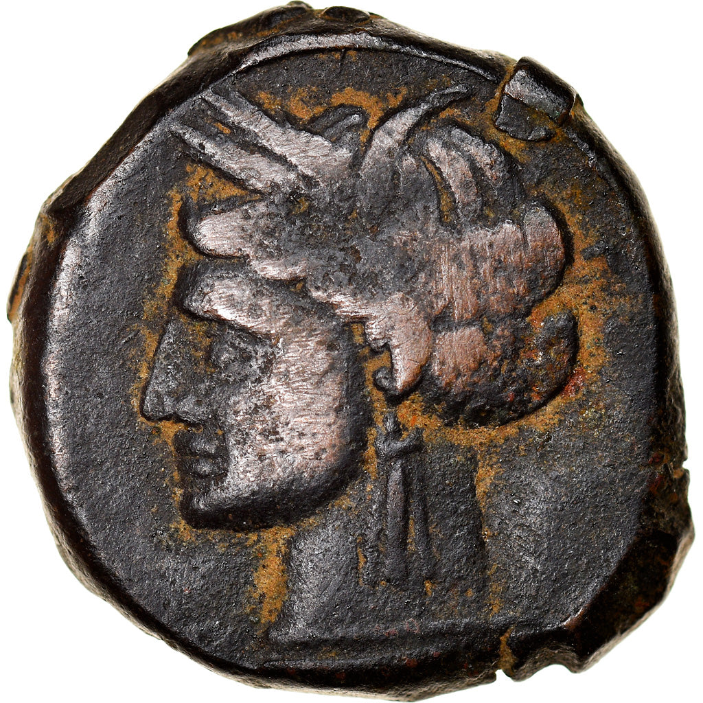 Munten, Tanit, Shekel, Carthage, ZF, Bronze