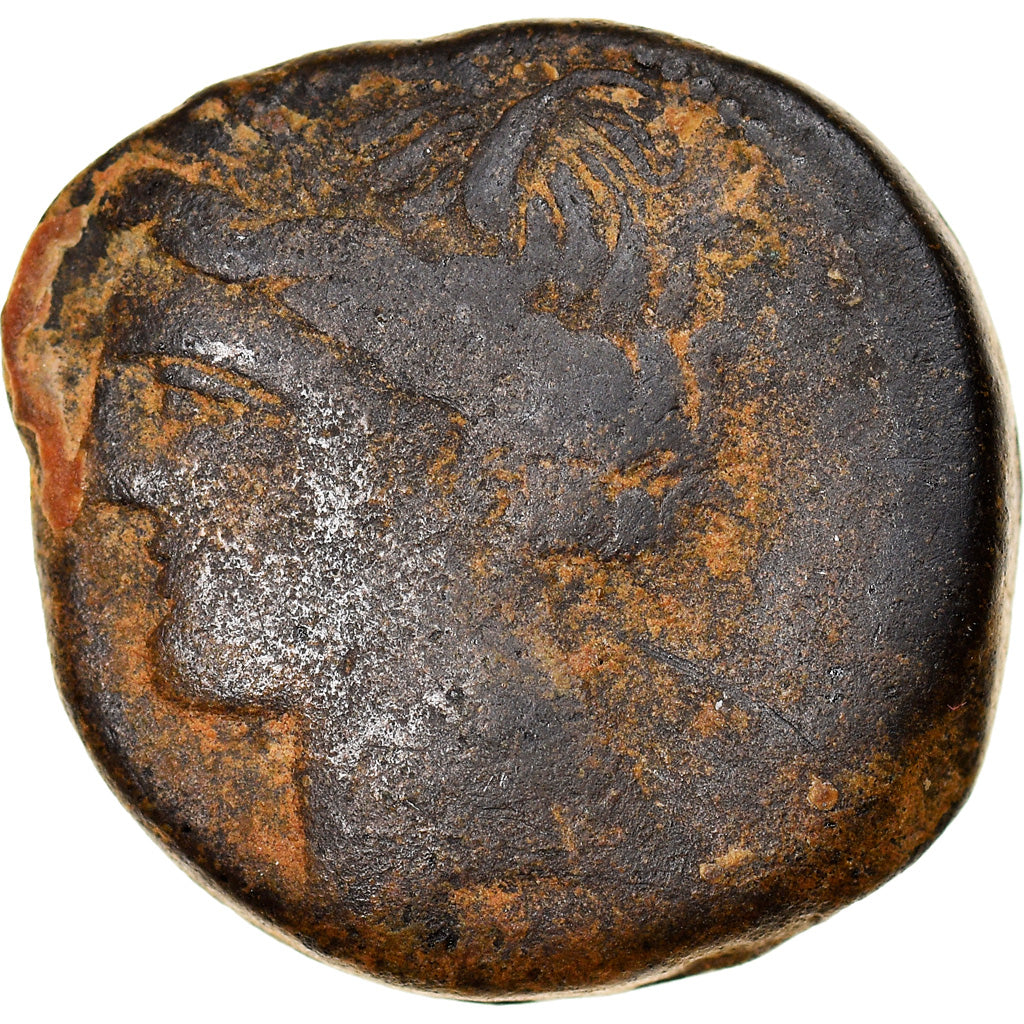 Munten, Carthage, Tanit, Bronze Unit, FR+, Bronze