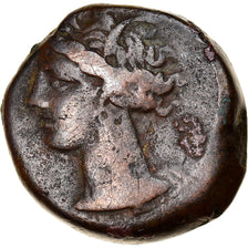 Monnaie, Carthage, Tanit, Bronze Unit, TTB, Bronze