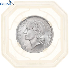 Coin, France, Lavrillier, 5 Francs, 1947, Paris, 9 open, GENI, MS64, MS(64)