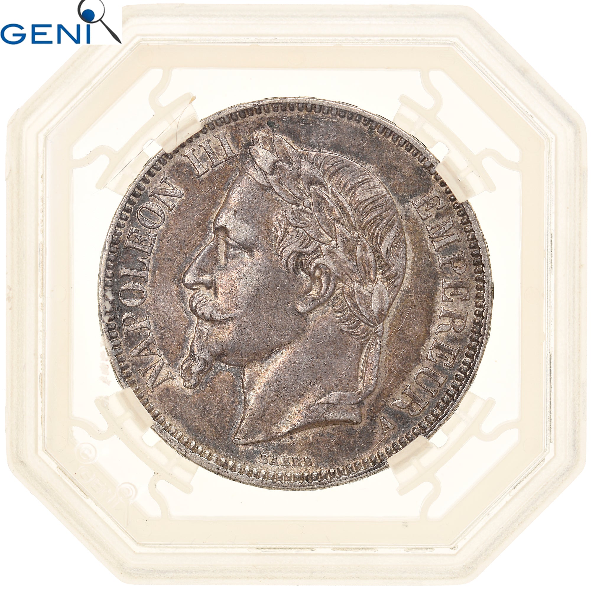Münze, Frankreich, Napoleon III, Napoléon III, 5 Francs, 1867, Paris, GENI