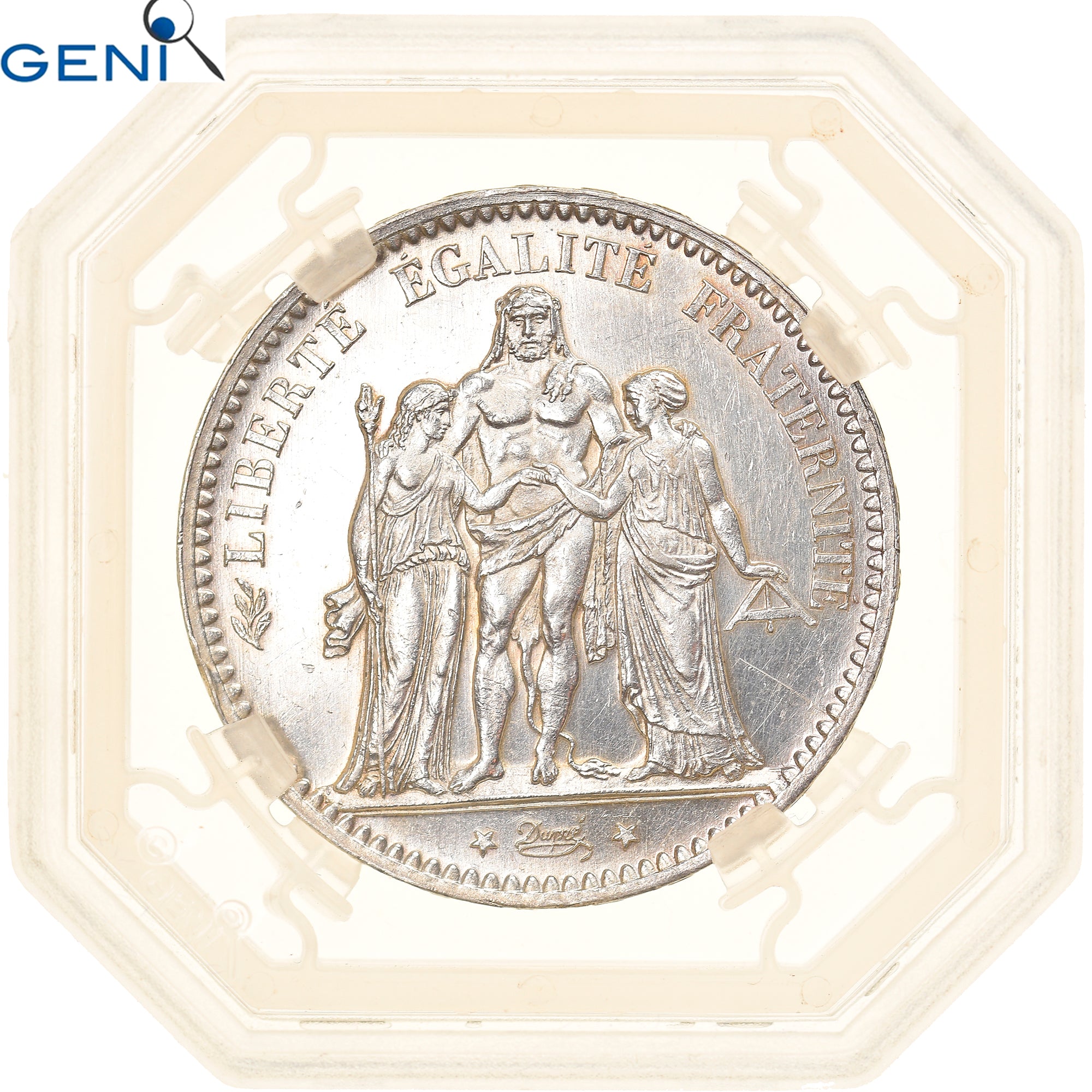 Monnaie, France, Hercule, 5 Francs, 1876, Paris, GENI, NC99, SUP+, Argent