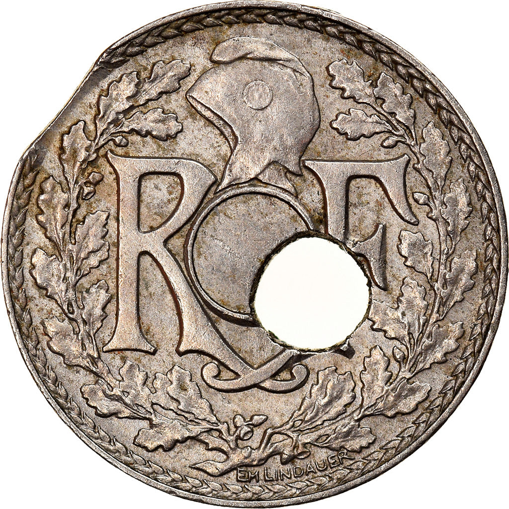 Monnaie, France, Lindauer, 5 Centimes, 1936, Paris, Fautée, TTB+