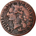 Monnaie, France, Louis XVI, Liard à l'Ecu, 1791, Rouen, TB, Cuivre, Gadoury:348