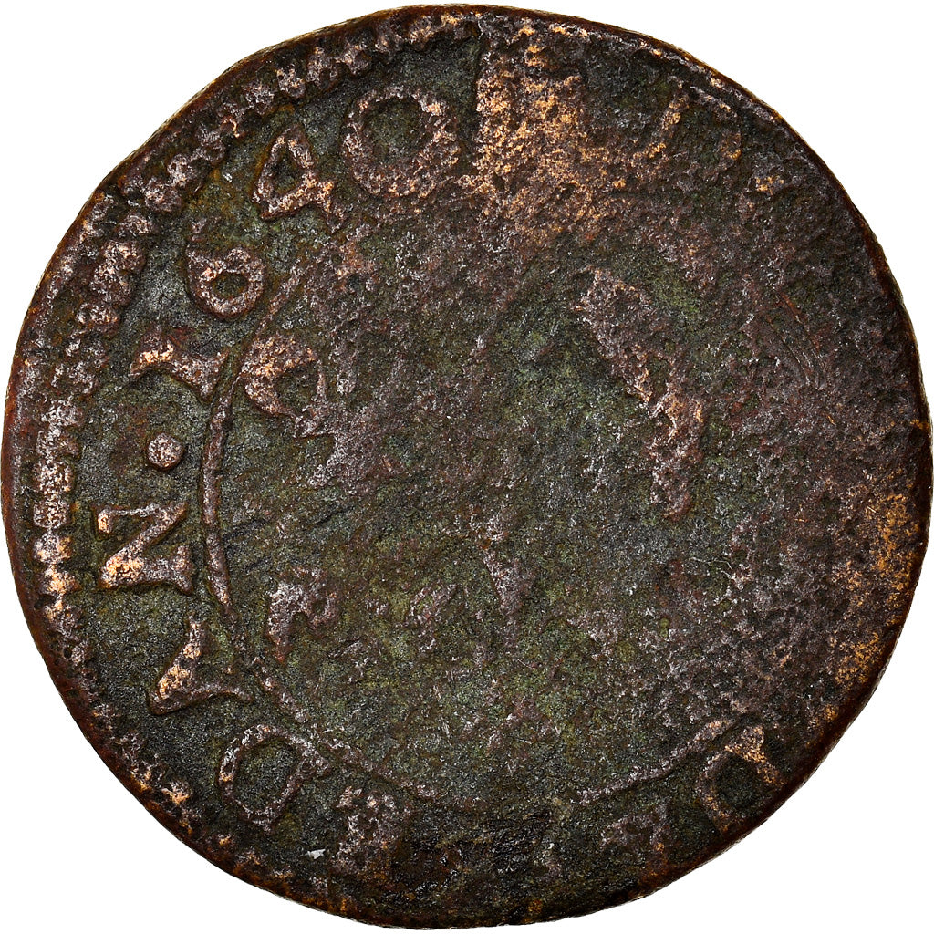 Moneta, Francia, Ardennes, Fréd-Maurice de La Tour, Double Tournois, 1640