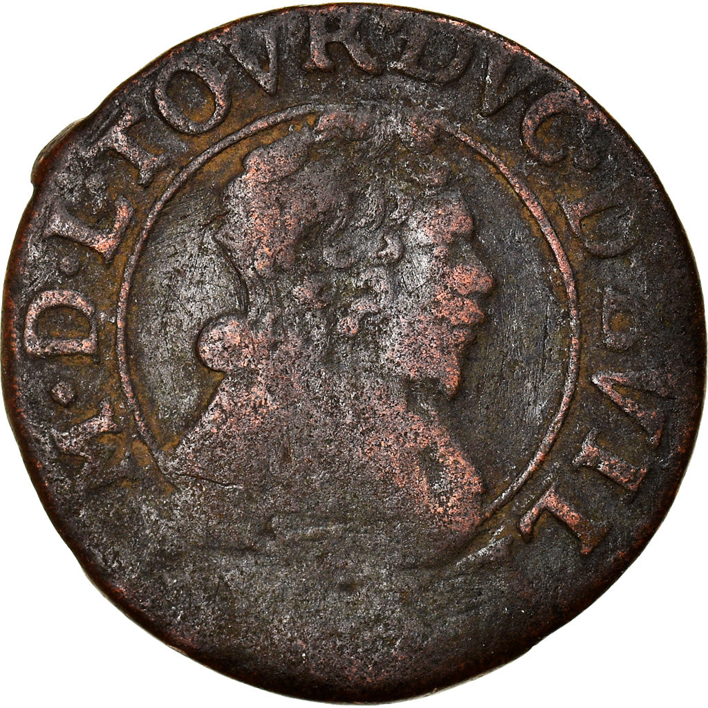 Monnaie, France, Ardennes, Fréd-Maurice de La Tour, Double Tournois, Sedan, TB