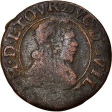 Monnaie, France, Ardennes, Fréd-Maurice de La Tour, Double Tournois, Sedan, TB